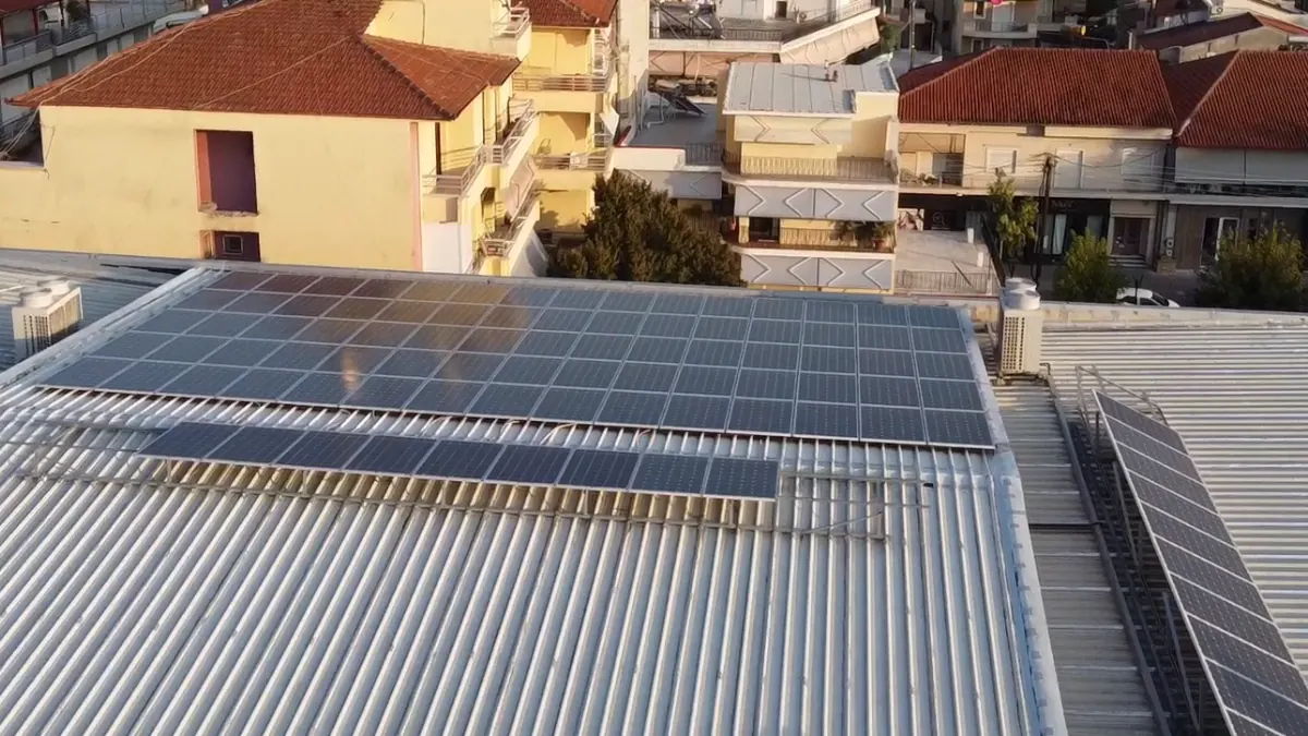 Φωτοβολταϊκό Έργο σε Στέγη της Εταιρίας Ευκαρπίδης Κινηματογραφικές Επιχειρήσεις Α.Ε.