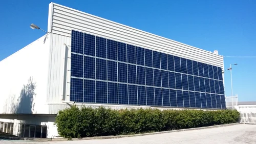 Φωτοβολταϊκό έργο σε βιομηχανική στέγη της εταιρίας ROLLMANN.