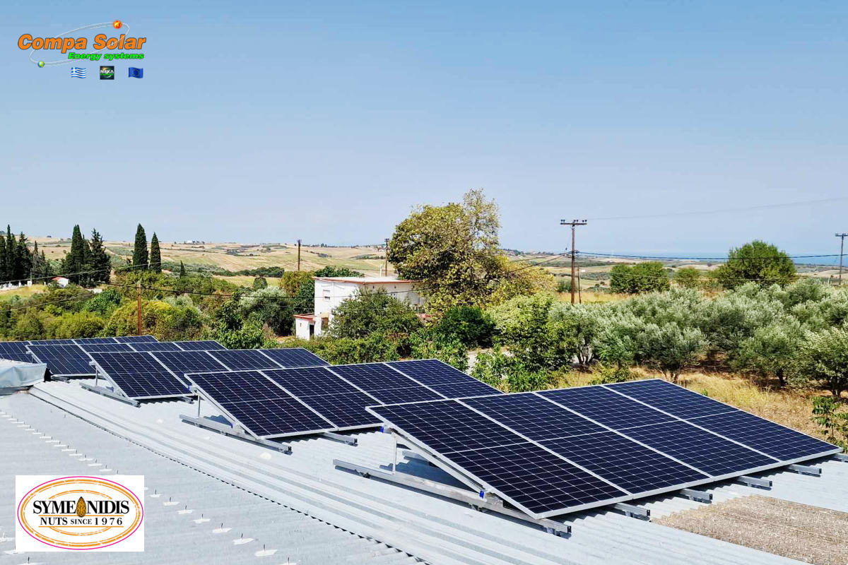 Φωτοβολταϊκό Έργο 11kWp σε Βιομηχανική Στέγη της Εταιρίας ΣΥΜΕΩΝΙΔΗΣ Ο.Ε.