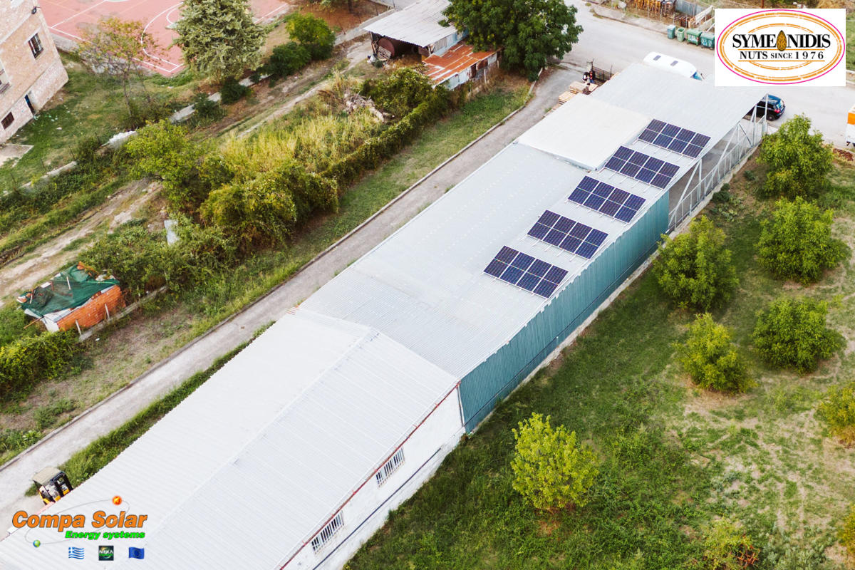 Φωτοβολταϊκό Έργο 11kWp σε Βιομηχανική Στέγη της Εταιρίας ΣΥΜΕΩΝΙΔΗΣ Ο.Ε. Φωτοβολταϊκό Έργο 11kWp σε Βιομηχανική Στέγη της Εταιρίας ΣΥΜΕΩΝΙΔΗΣ Ο.Ε.