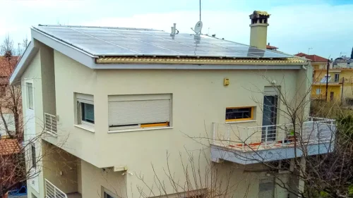 Φωτοβολταϊκό Έργο σε Στέγη Σπιτιού με ισχύ 10kWp